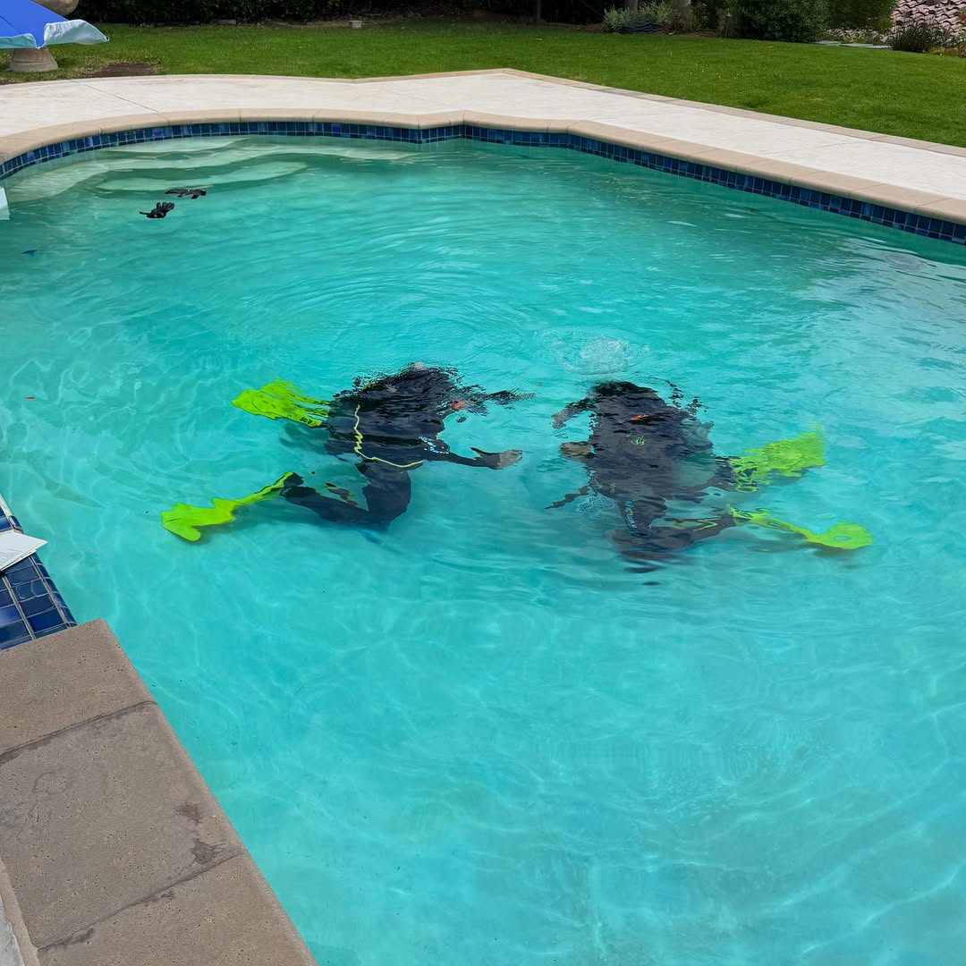 Instagram post by Dr. Manish C. Champaneria: Officially PADI OPEN WATER CERTIFIED! 🤿🌊 What started with online coursework, pool training, and a whole lot of “what did I get myself int…