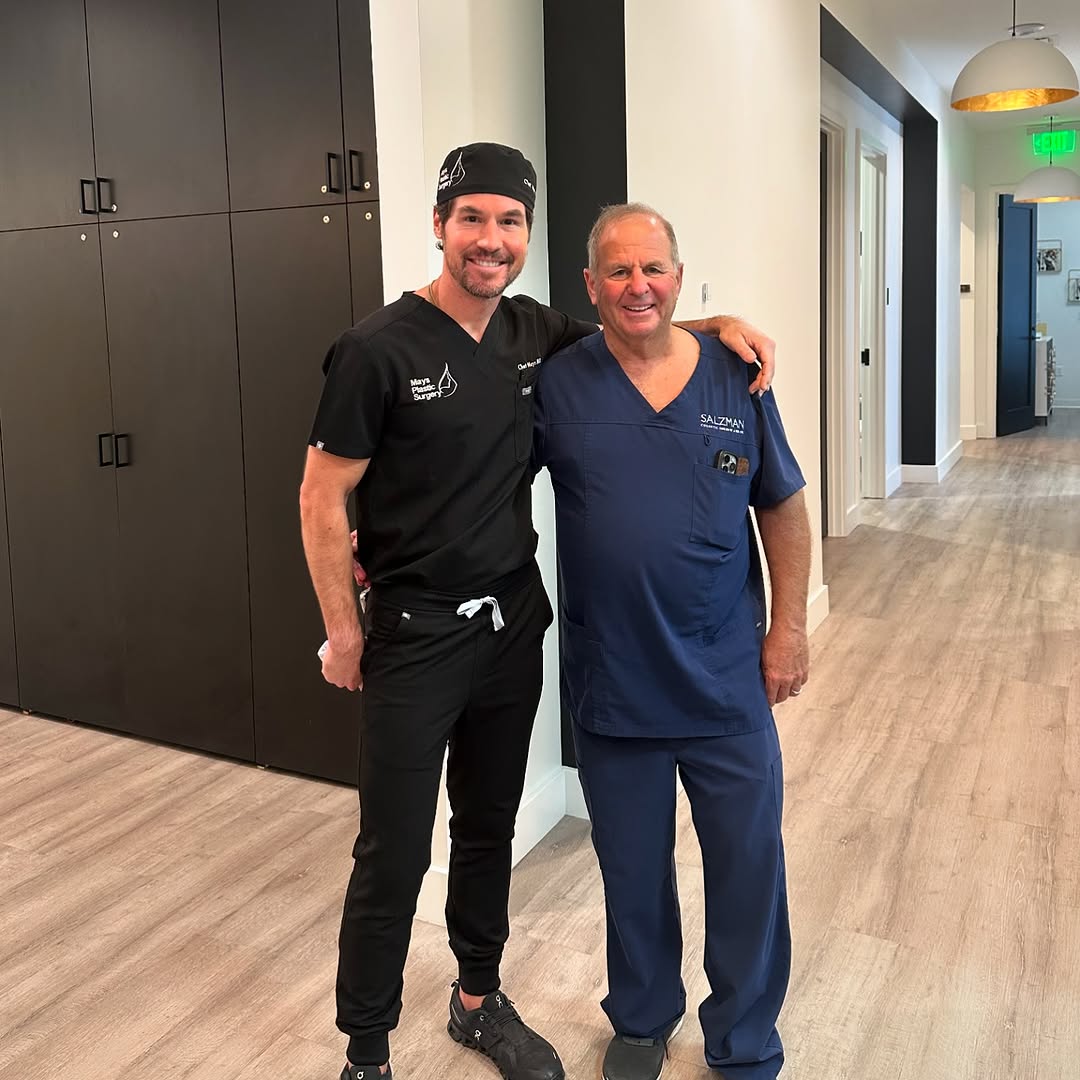 Instagram post by Dr. Marc J. Salzman: Had a great day seeing our patients at Mays Plastic Surgery. We have no doubt that our patients will be in fantastic care with the staff at …