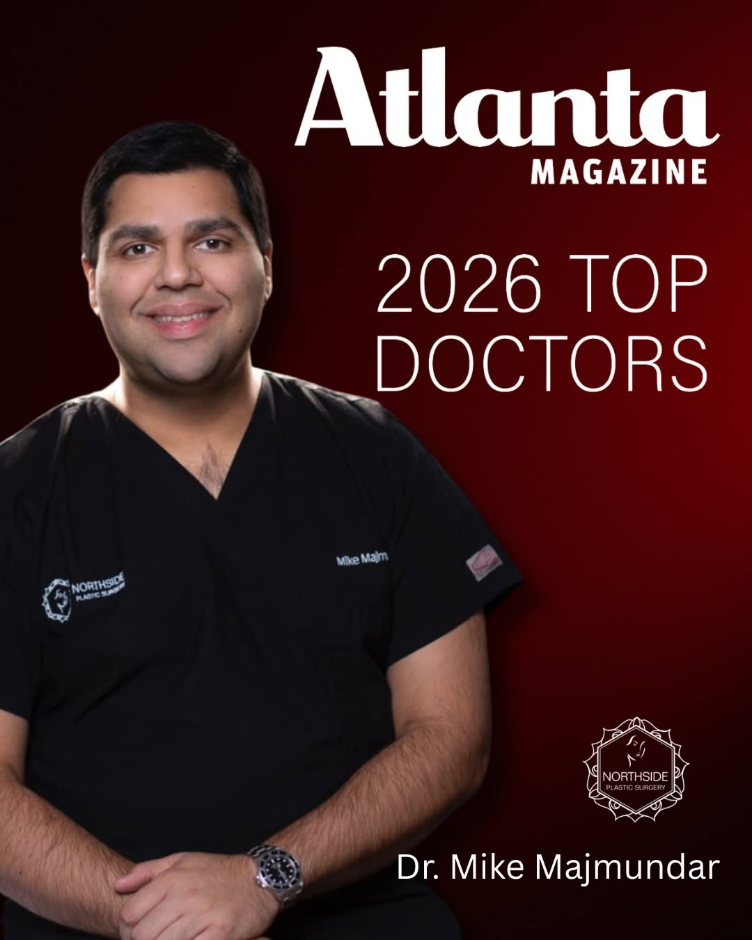 Instagram post by Dr. Marc Klein: Please join us in a huge congratulations to our very own Dr. Mike Majmundar for being recognized as one of Atlanta Magazine’s Top Doctors fo…