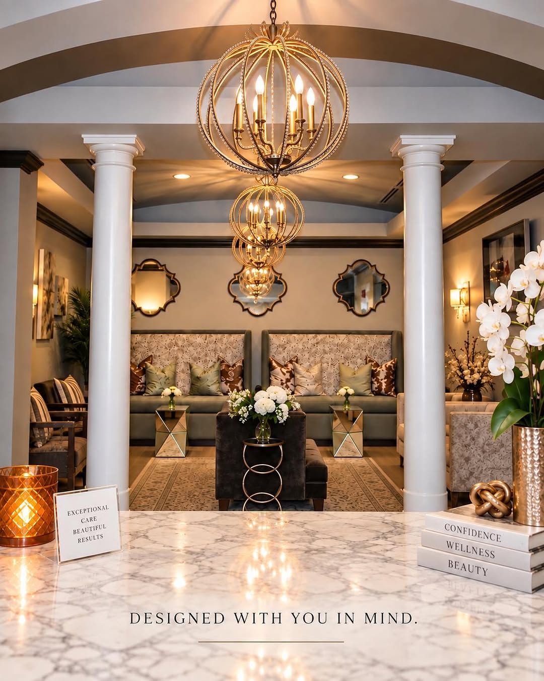 Instagram post by Dr. Marc Klein: ✨Where comfort meets luxury✨ We believe your experience begins long before your procedure. Every detail of our space was thoughtfully design…