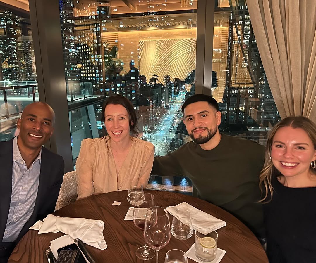 Instagram post by Dr. Marco Ellis: Dinner with the dream team! ⭐️ #NorthwesternPlasticSurgery