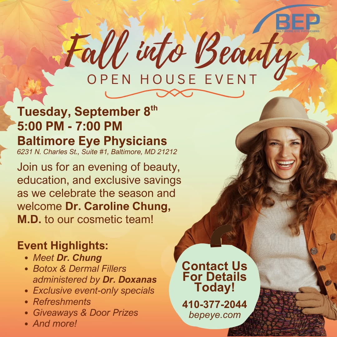 Instagram post by Dr. Marcos T. Doxanas: 🍂 Fall into Beauty with us! Join us for an evening of beauty, education, exclusive specials, and giveaways as we welcome Dr. Caroline Chung…