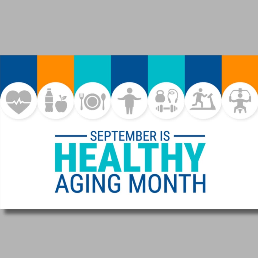 Instagram post by Dr. Marcos T. Doxanas: 👁️ September is Healthy Aging Month! Healthy aging starts with healthy habits — and that includes caring for your eyes. Protect your vision…