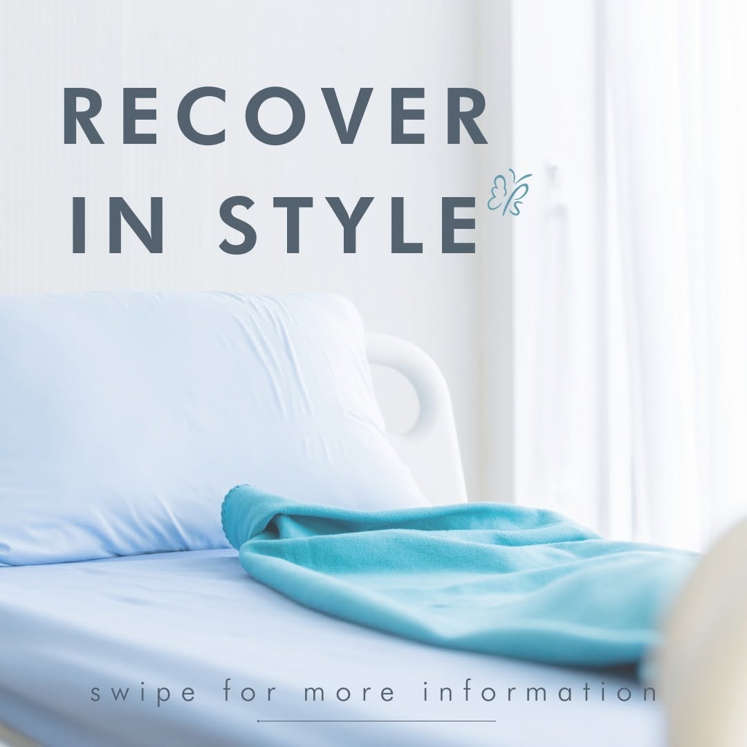 Instagram post by Dr. Marguerite E. Aitken: ✨【Ｒｅｃｏｖｅｒ ｉｎ ｓｔｙｌｅ】⁠✨⁠ ⁠ Our state-of-the-art surgical center offers the highest quality care, complete with patient confidentiality, and a …