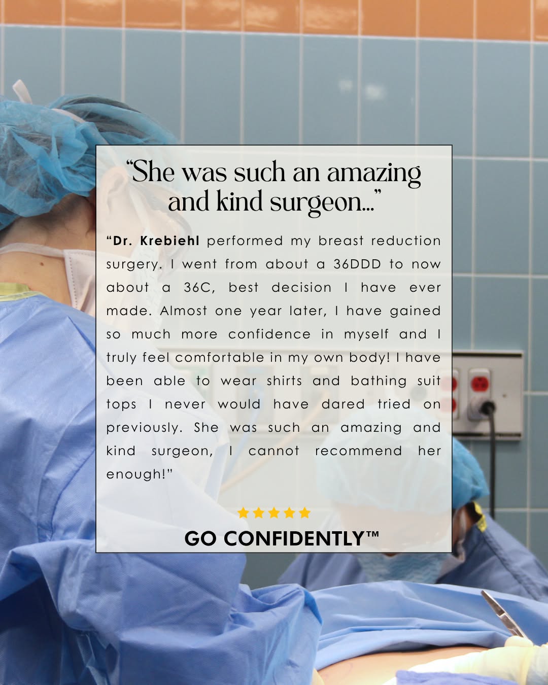 Instagram post by Dr. Marguerite E. Aitken: As summer comes to a close, this patient story feels especially meaningful. 🤍⁠ ⁠ “Best decision I have ever made.”⁠ ⁠ This patient shared h…