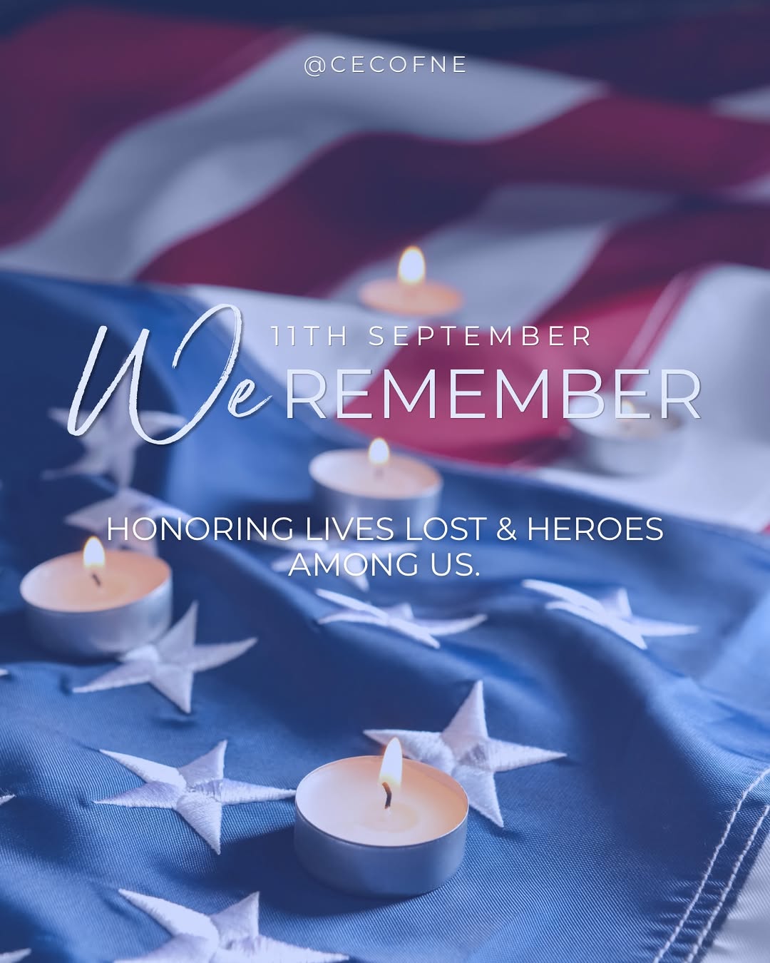 Instagram post by Dr. Maria Atkins, DO: Today, we pause to remember. 🇺🇸 Honoring the lives lost, the heroes who ran toward danger, and the families forever changed on September 1…
