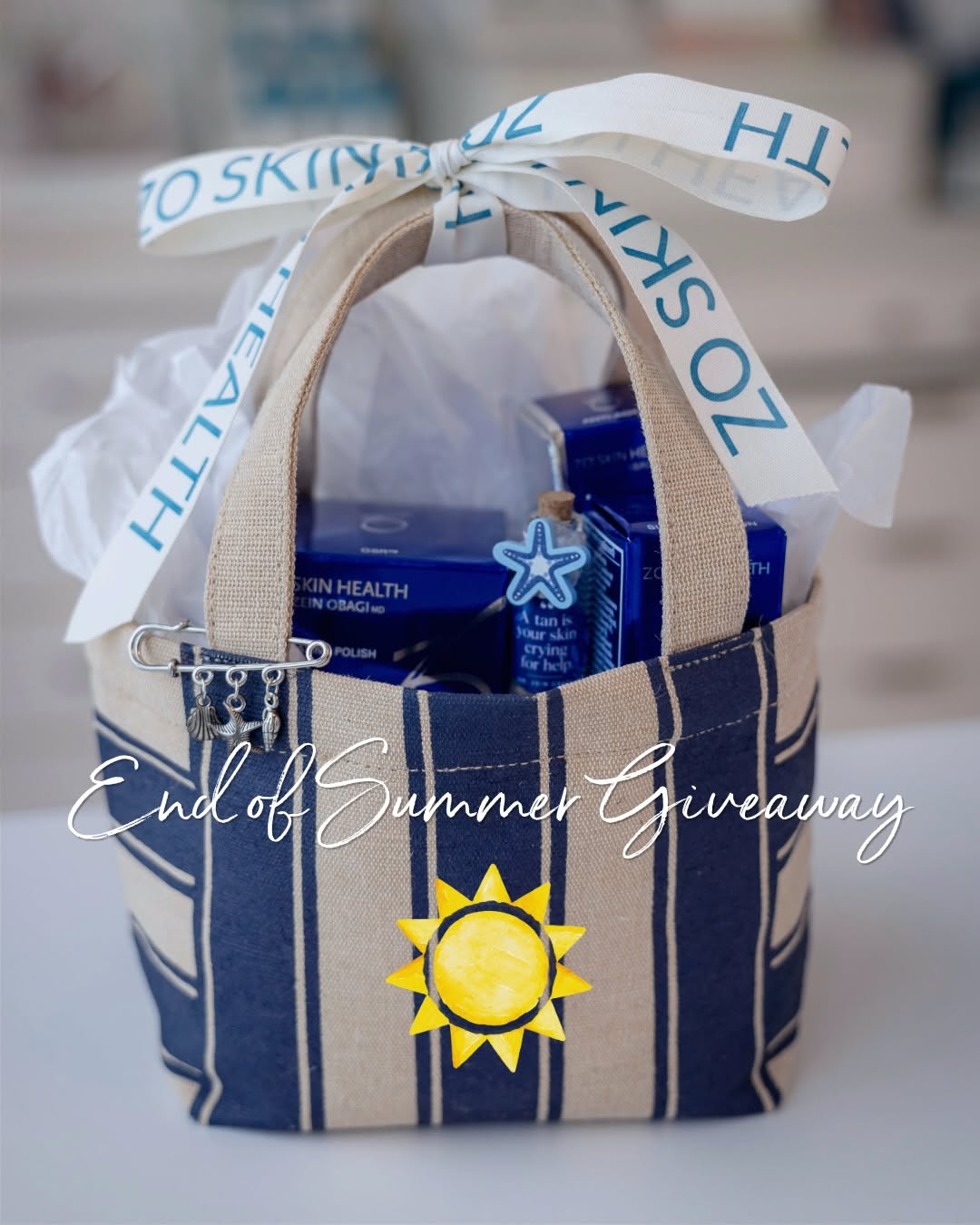 Instagram post by Dr. Maria Atkins, DO: Fall is sneaking up on us, so let’s send off summer the right way ☀️🍂 We’re giving away some best-selling ZO goodies to one lucky winner! H…