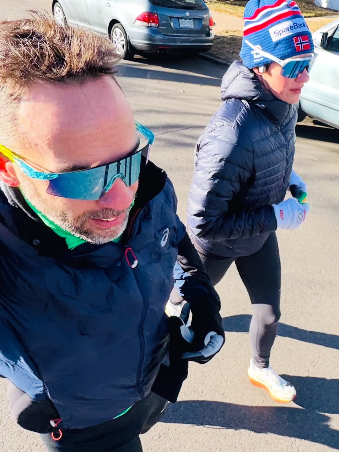 Instagram post by Dr. Marina Bachurina: ❤️ @vladidrago #altitude #thingswedotogether♥️ #lifestyle #coloradorunner #altitudetraining #zone2 #zone2training #garmin #lifestyle