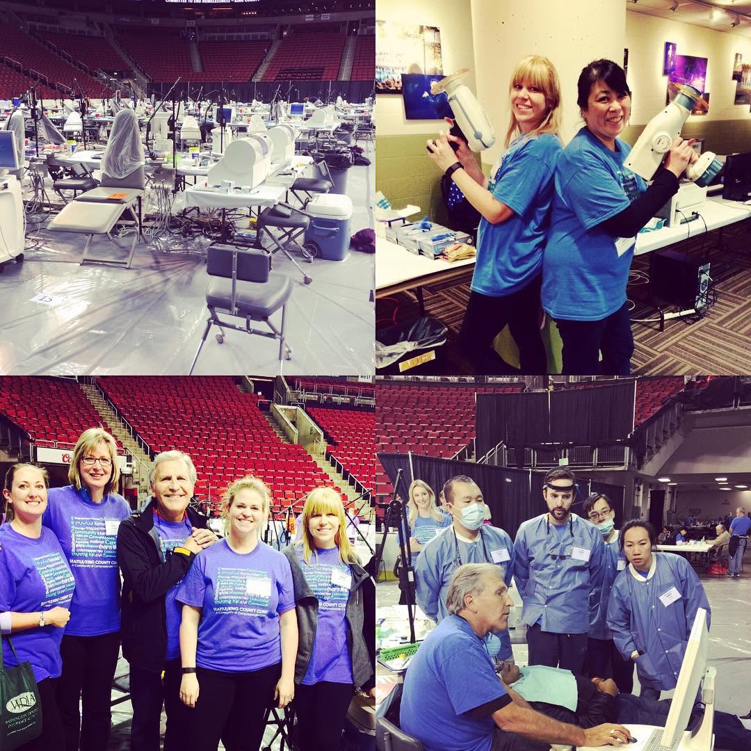 Instagram post by Dr. Mark DiRe, DDS: #tbt to last week when Dr. DiRe and his team spent four days treating the underserved in a free clinic the SKCDS. Over 4,000 patients were s…