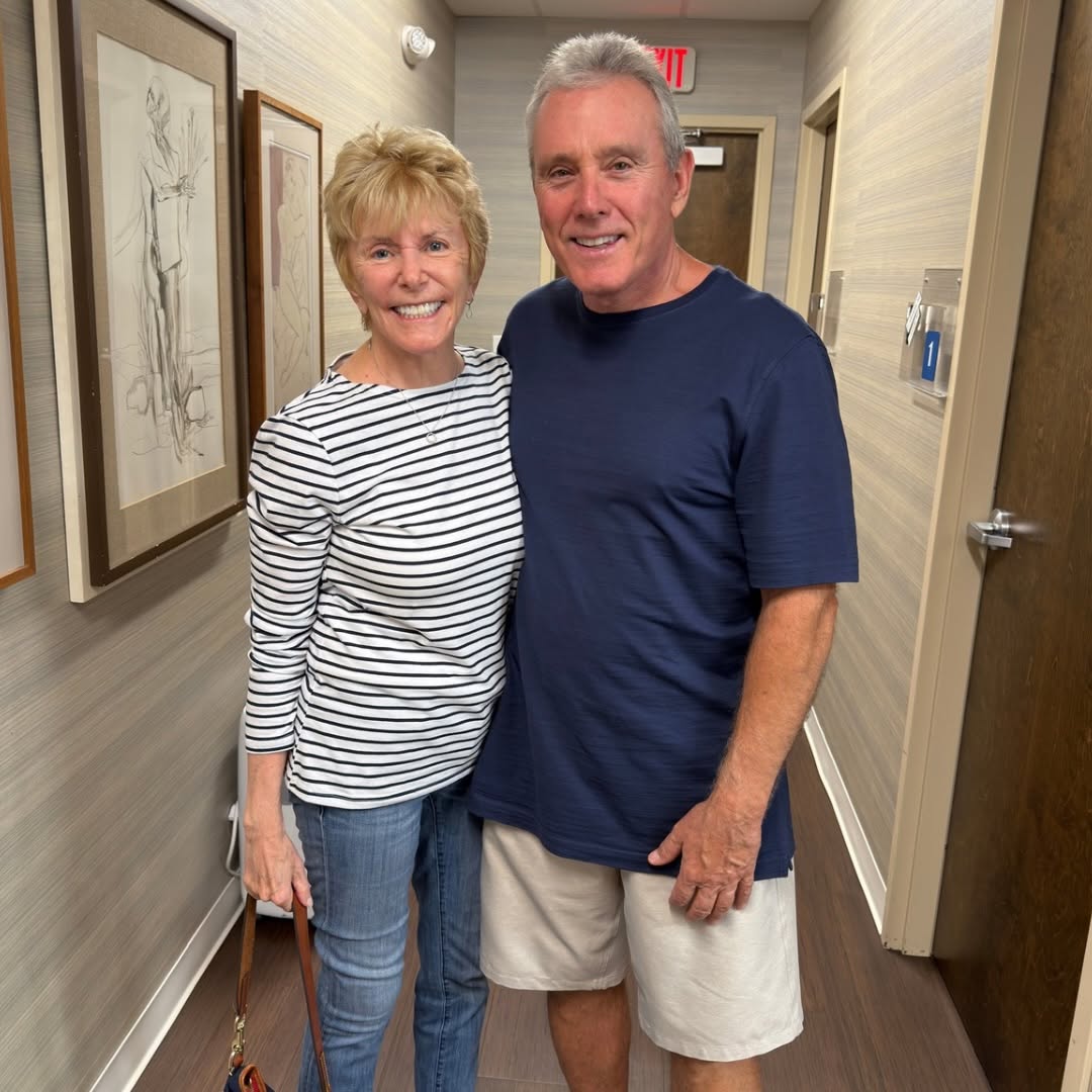 Instagram post by Dr. Mark Glasgold: Couples who facelift together… stay young together. 😉 Meet Karen & Mark, both facelift patients of Dr. Mark Glasgold. Karen is 4 years out …