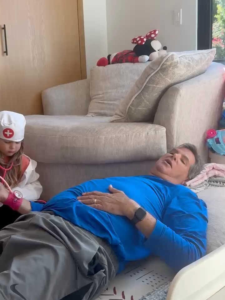Instagram post by Dr. Mark Mandell-Brown: Went for my medical check up with my granddaughter🩺👧 She gave me a clean bill of health (much better than getting an insurance bill 😳) #m…