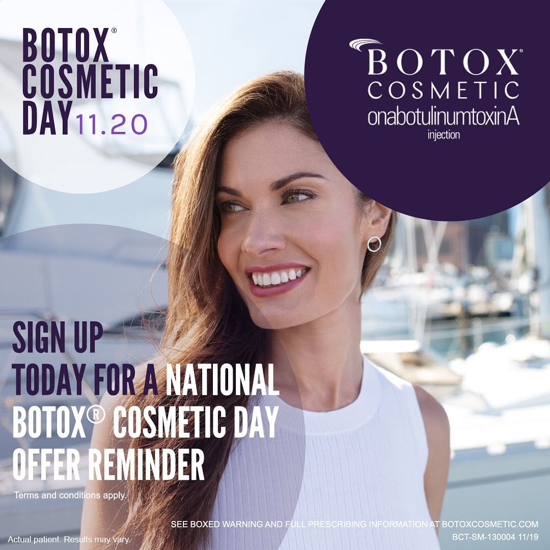 Instagram post by Dr. Mark Sayeg, DDS: Wednesday is National Botox Day! Sign up for a special offer www.botoxcosmeticday.com and call us at 404-255-6782 to reserve your spot! #bot…