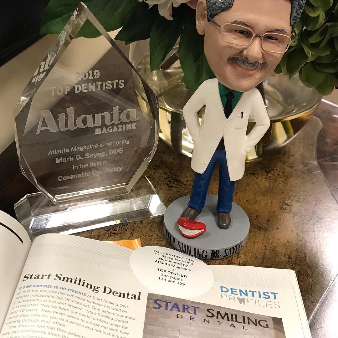 Instagram post by Dr. Mark Sayeg, DDS: We are excited to once again be chosen as one of Atlanta Magazine’s Top Dentists! #atlantamagazine #topdentists #topdentist #bestofatlanta #…