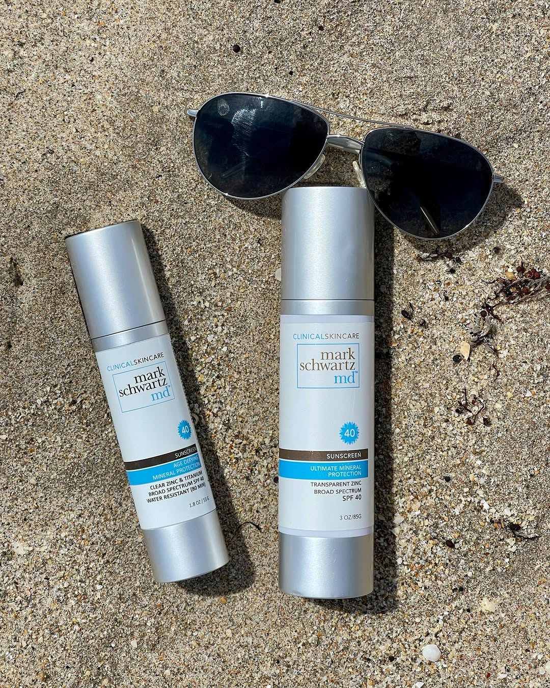 Instagram post by Dr. Mark Schwartz: Labor Day Weekend is right around the corner so kick back, relax & don’t forget to wear sunscreen! ☀️🌴🌊 Give your skin the protection it d…