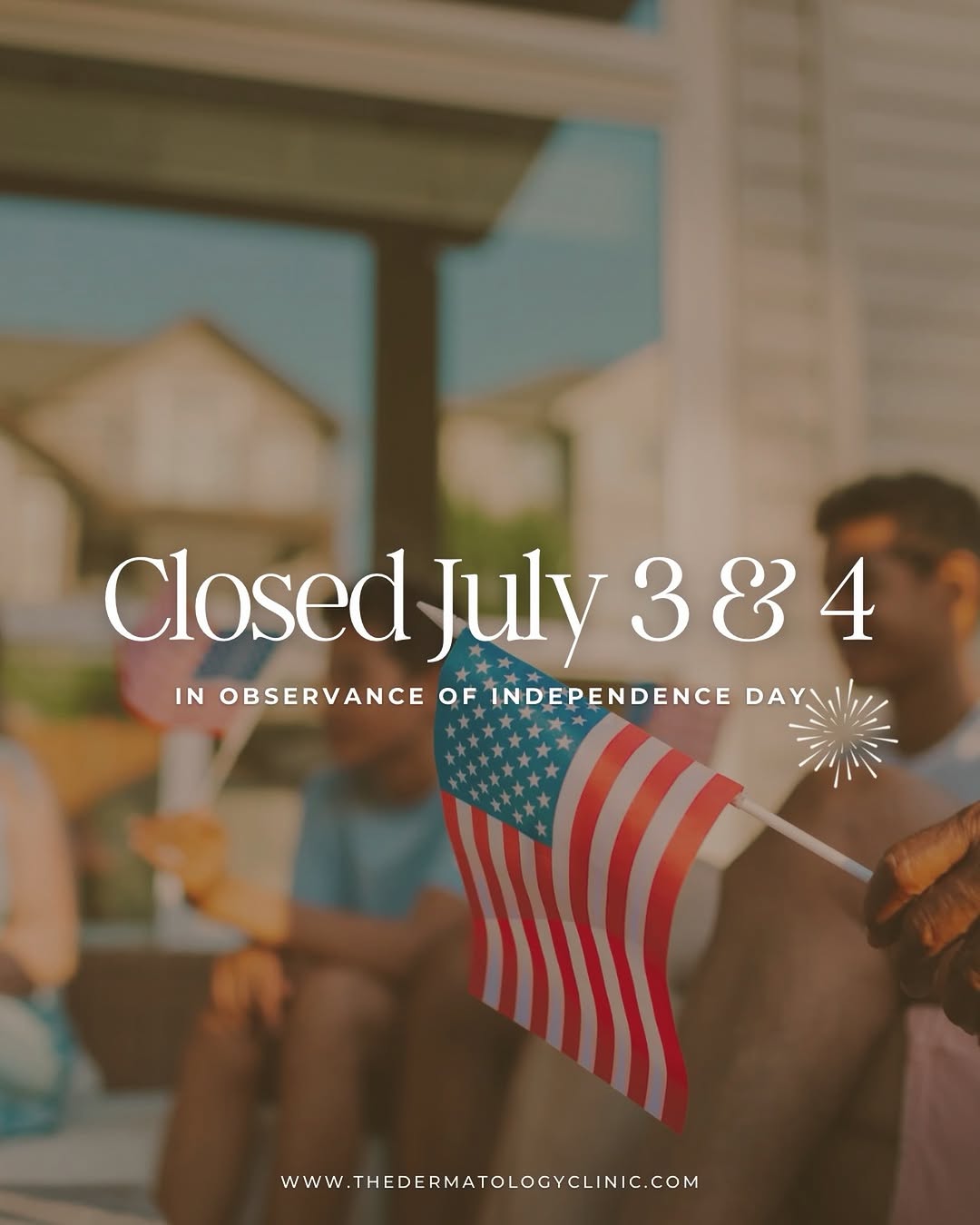 Instagram post by Dr. Mary M. Dobson: 🇺🇸 Holiday Hours 🇺🇸 Our office will be closed Friday, July 3, and Saturday, July 4 in observance of Independence Day. We hope everyone h…