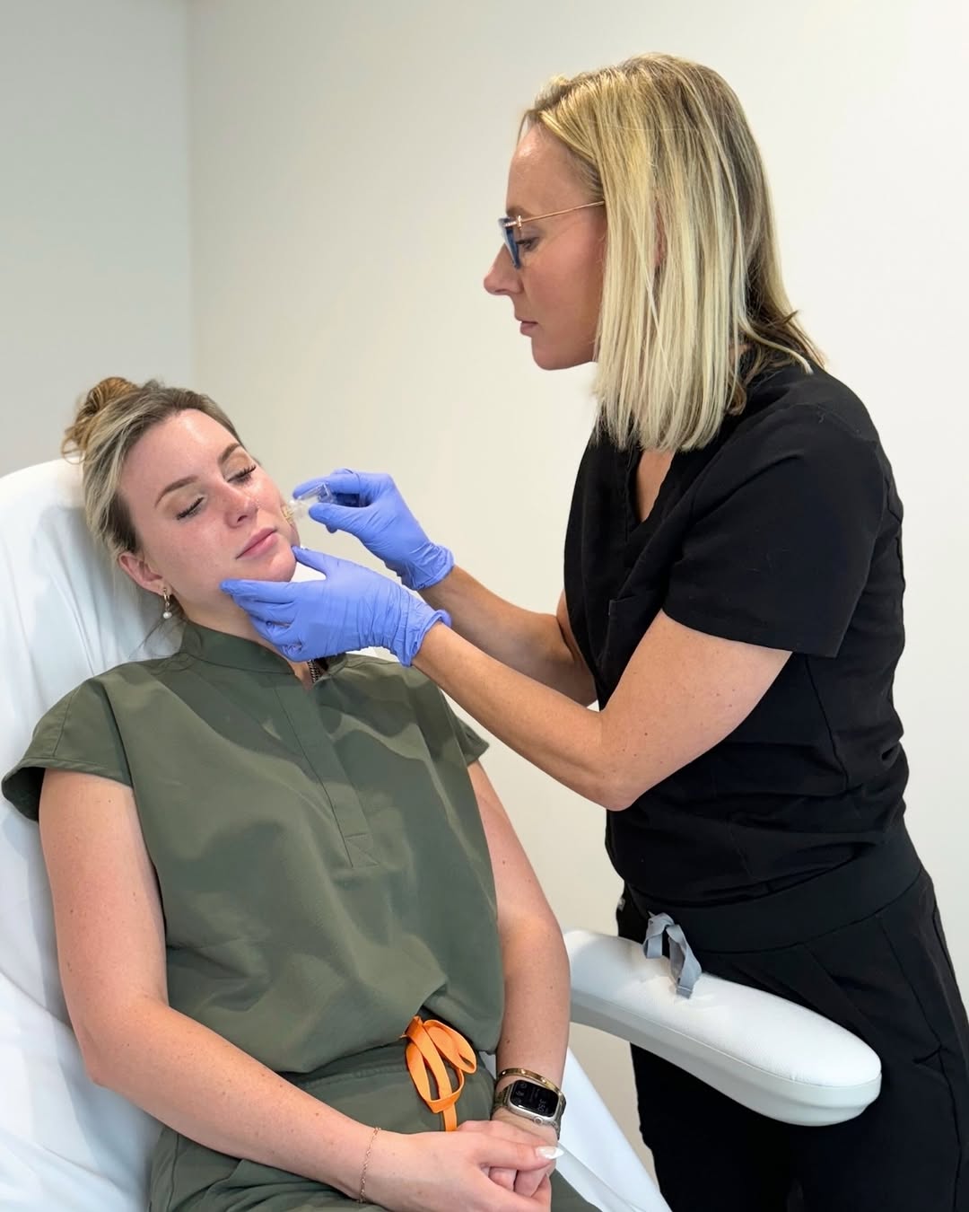 Instagram post by Dr. Mary-Margaret Kober: Keeping our team glowing ✨