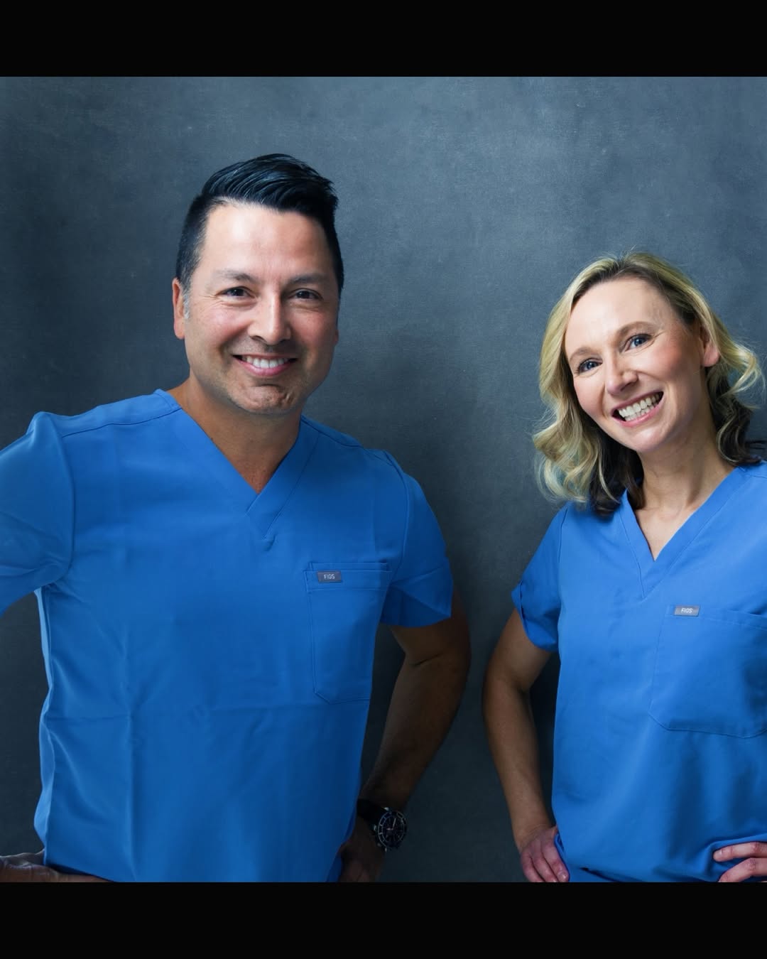 Instagram post by Dr. Mary-Margaret Kober: Two doctors. One incredible practice. Endless gratitude. 🩺✨ Happy National Doctors' Day to Dr. Zamora and Dr. Kober... your vision, your ar…