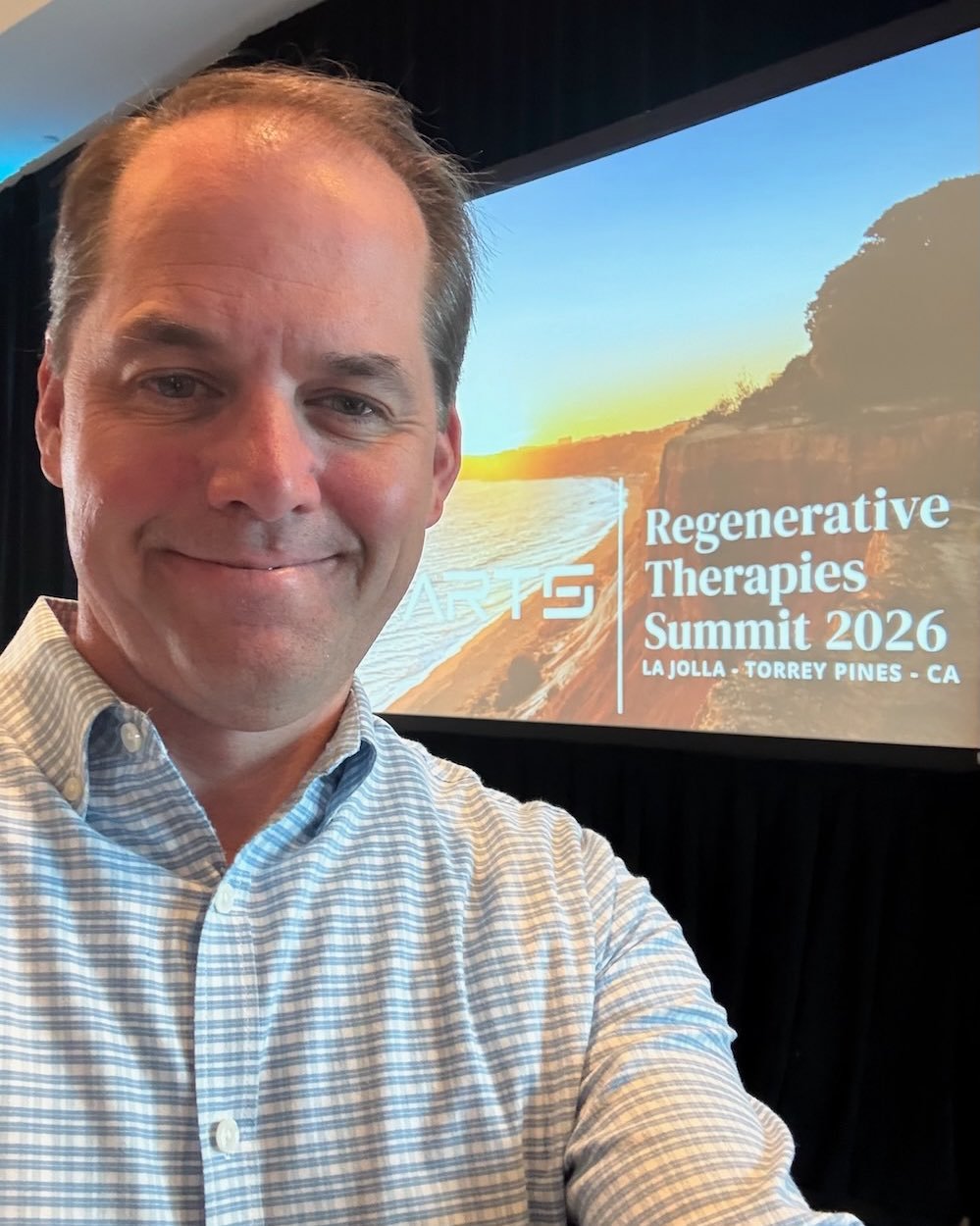 Instagram post by Dr. Mathew Epps: A Great Day at the Regenerative Therapies Summit 2026 💛 Always Staying Current with Innovations in Fat Grafting, PRP and Stem Cells at ME P…