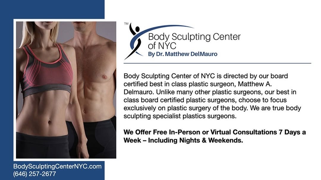 Instagram post by Dr. Matthew A. DelMauro: Body Sculpting Center of NYC 590 5th Ave, Suite 1106 New York, NY 10036 Phone: (646) 257-2677 https://www.bodysculptingcenternyc.com #bodysc…
