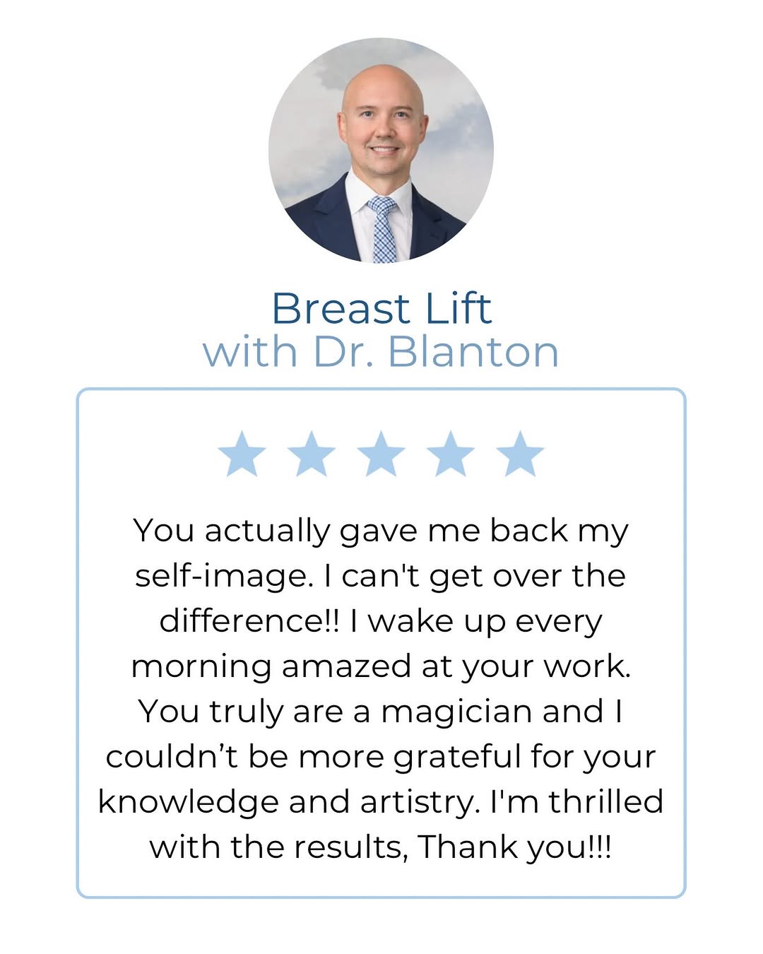 Instagram post by Dr. Matthew Blanton: ✨ Every patient’s journey is unique, but one thing remains the same — our commitment to providing care that blends surgical expertise with g…