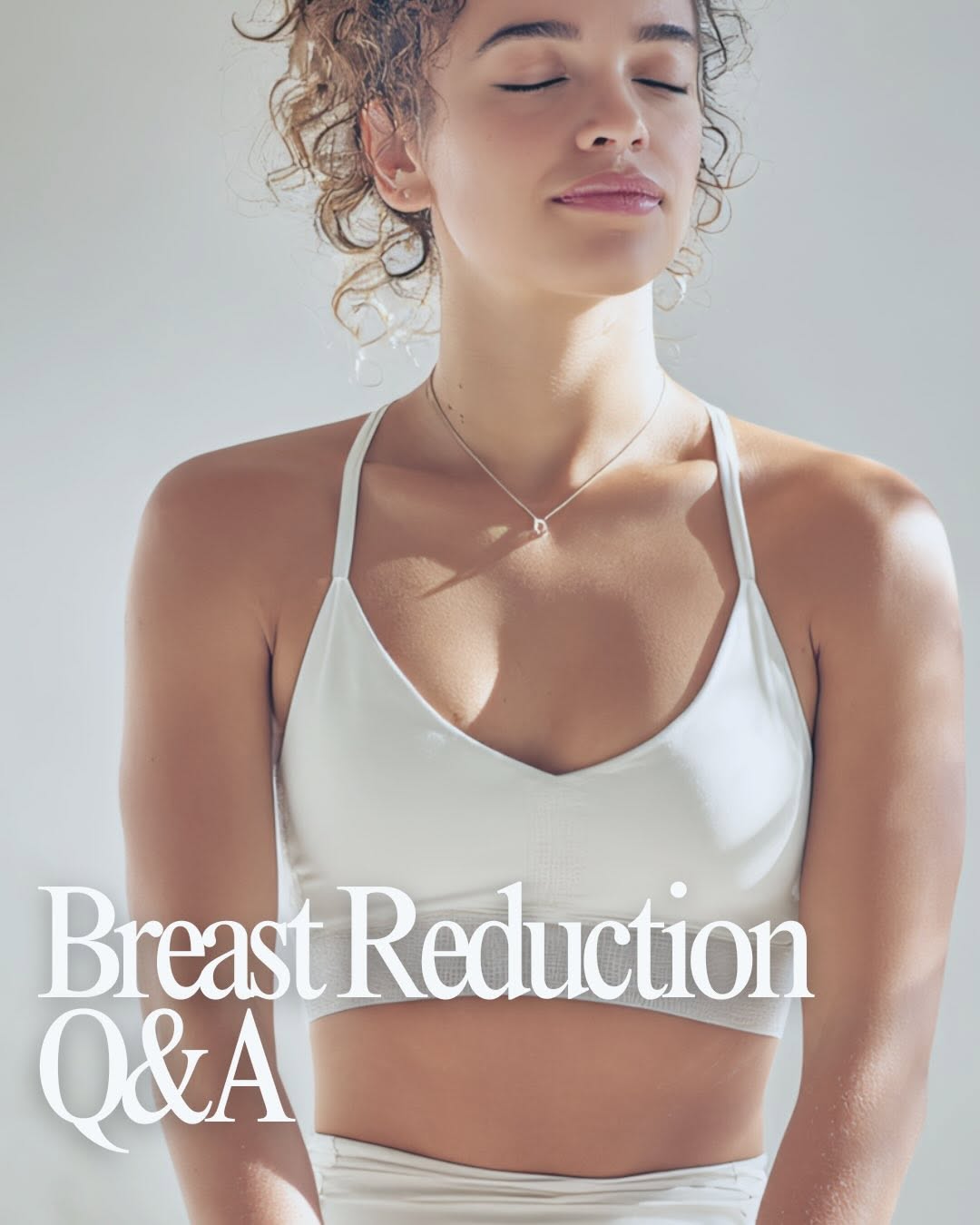Instagram post by Dr. Matthew Blanton: Thinking about breast reduction? 💬 We’re answering some of the most common questions we hear from patients. If larger breasts are causing d…