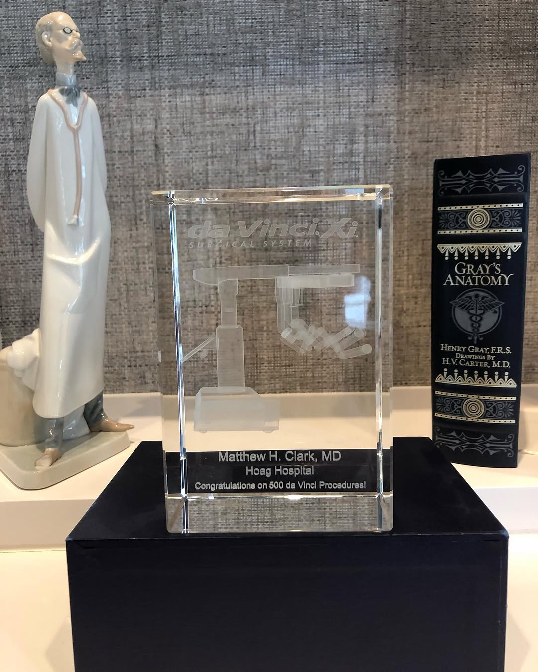 Instagram post by Dr. Matthew H. Clark: Dr. Clark is one of the busiest female pelvic surgeons in California. He was just recognized for performing over 500 advanced prolapse surge…