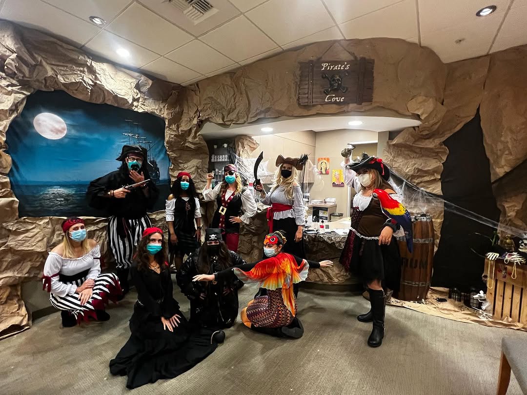 Instagram post by Dr. Matthew H. Clark: 👻🎃happy halloween from Dr. Clark’s Pirate’s Cove🎃👻