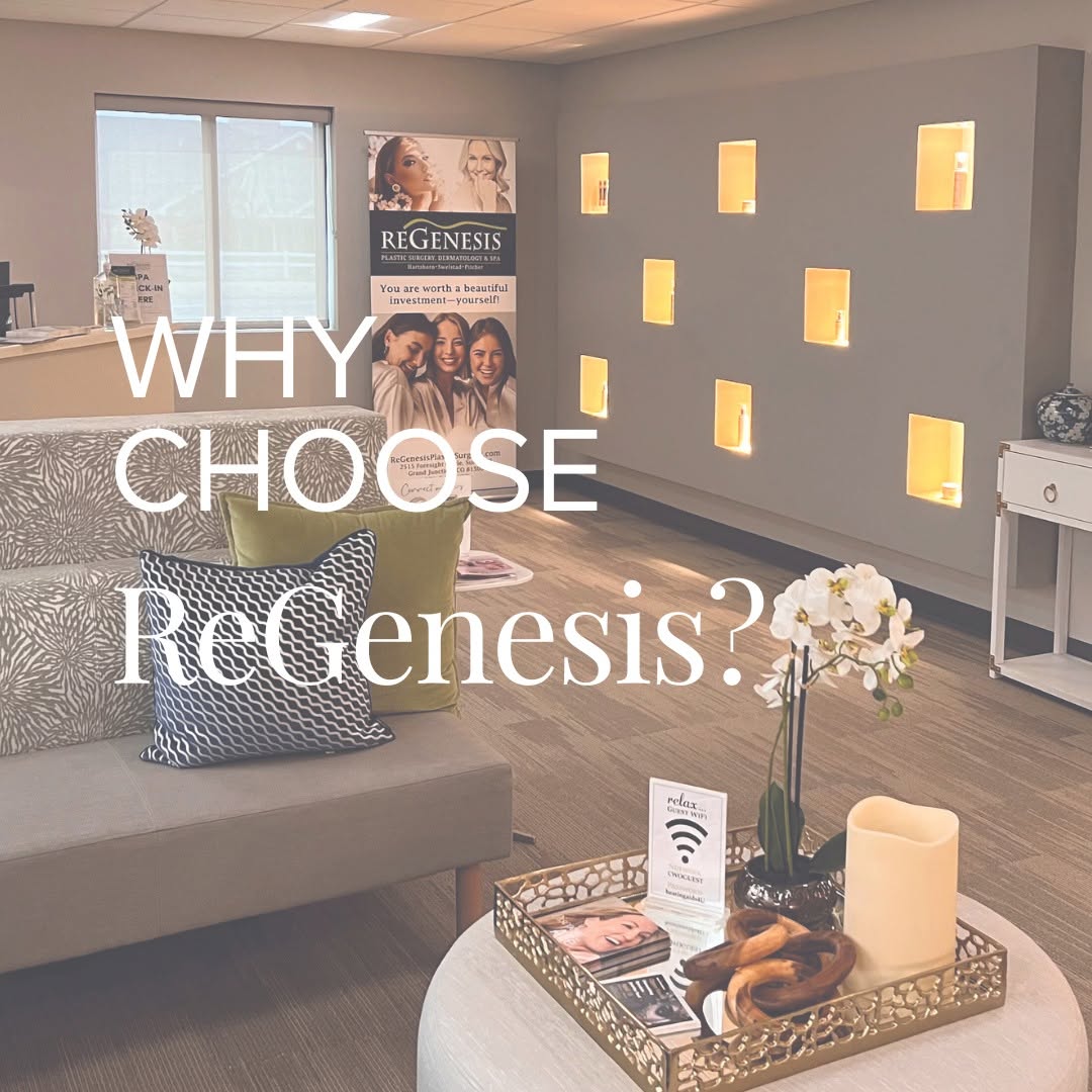 Instagram post by Dr. Matthew Swelstad: ✨ Discover the ReGenesis Difference ✨ From our welcoming atmosphere to our expert team, we're dedicated to providing exceptional care tailor…