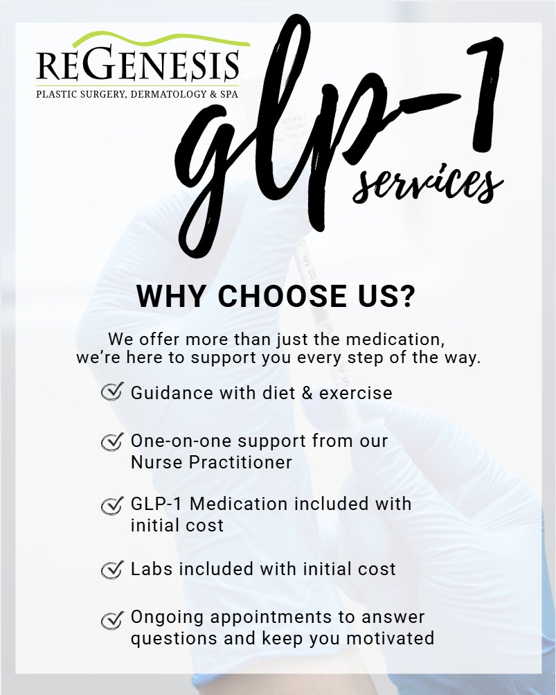 Instagram post by Dr. Matthew Swelstad: Wondering if GLP-1 is right for you? With so much information online, it can be hard to know what’s fact and what’s hype. At ReGenesis, we d…
