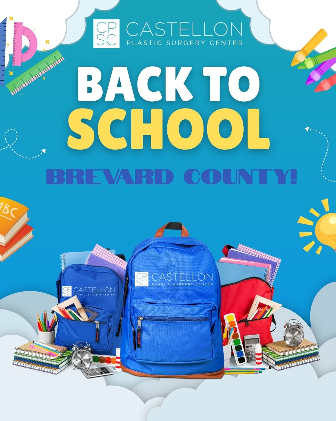 Instagram post by Dr. Mauricio J. Castellon: Happy first day of school, Brevard County! 🎒✨Wishing all of our local students, dedicated teachers, and hard-working parents a fantastic, s…