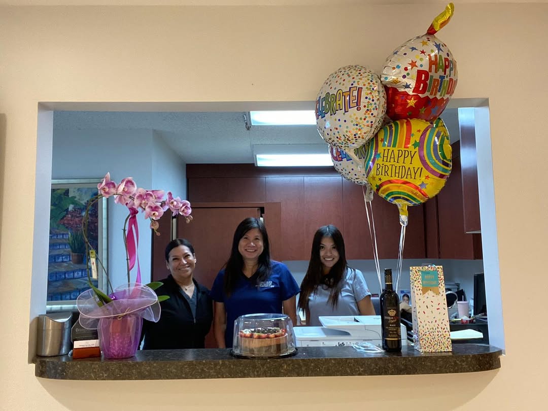 Instagram post by Dr. Melanie Ho Erb: Thanks for the birthday celebration, Gina and Mariah