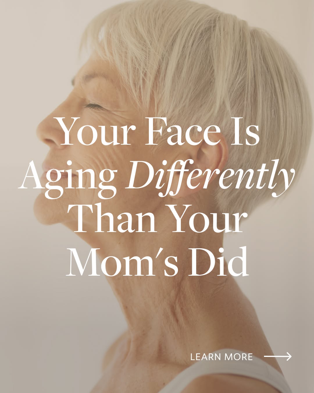 Instagram post by Dr. Melanie Malone: Your face is aging differently than your mom's did, and estrogen is a big reason why. The good news, there is support. Collagen inducing tre…