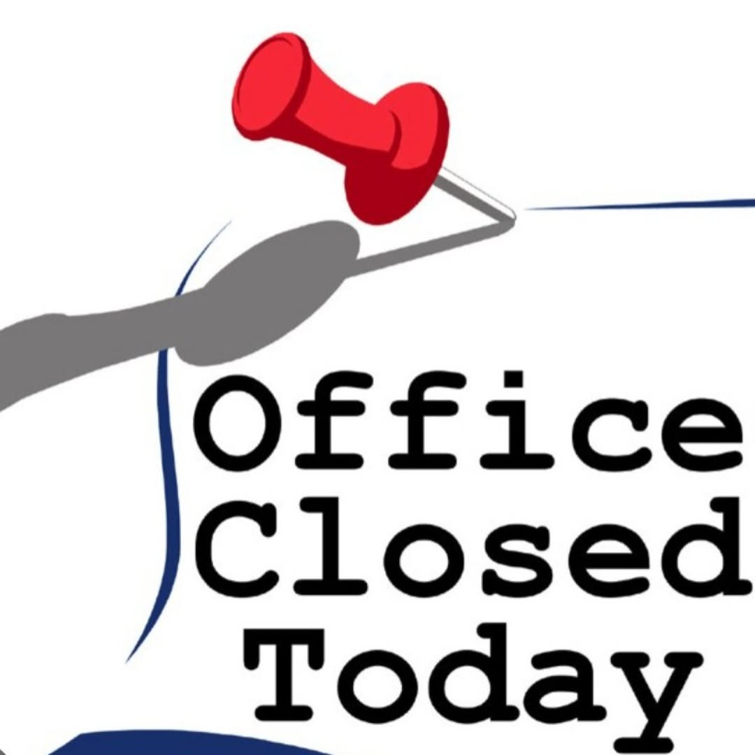 Instagram post by Dr. Melda A. Isaac: The office is closed today March 30, 2027 due to a emergency evacuation of our building.