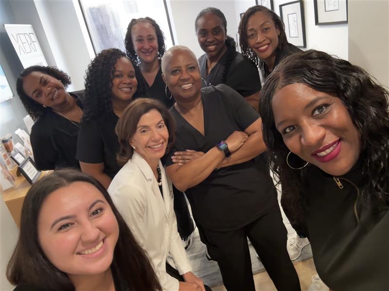 Instagram post by Dr. Melda A. Isaac: It wouldn’t be another year without our annual office selfie! 📸✨ Grateful for this amazing team, the laughs we share, and the care we get t…