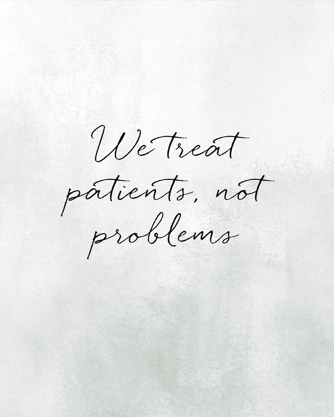 Instagram post by Dr. Melinda Menezes: We treat patients, not problems. Every new patient receives a one-on-one consultation with Dr. Menezes because your goals, routines, and lif…