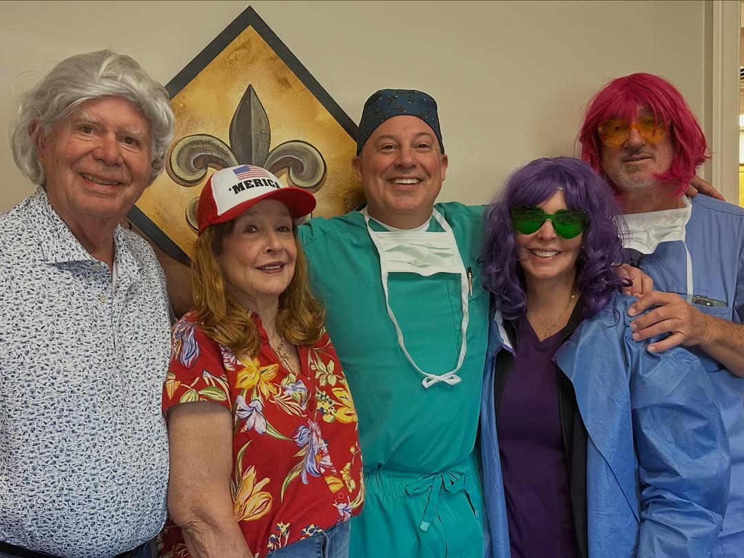 Instagram post by Dr. Michael Diaz: WIGGIN’ out for Dr’s birthday!! Happy Birthday to the best boss ever! We’ve had a fun day celebrating you! Thanks for choosing all of us to …
