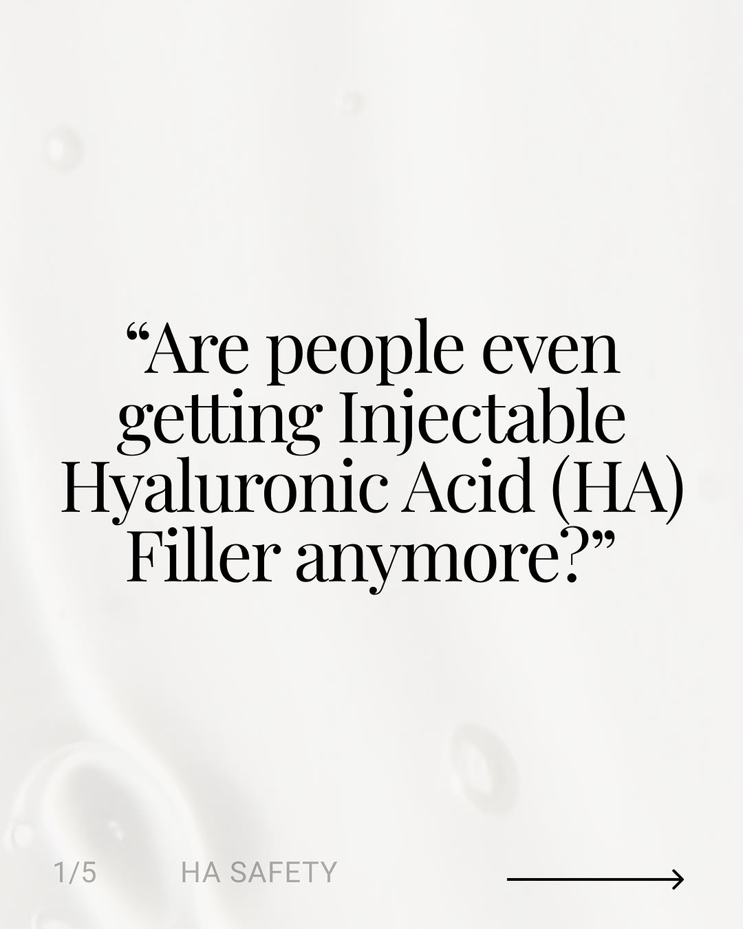 Instagram post by Dr. Michael Eidelman: Interested in what the future holds for Hyaluronic Acid (HA) Filler? Let's talk about why it's so much more than a trend. #naturallyyouwithH…