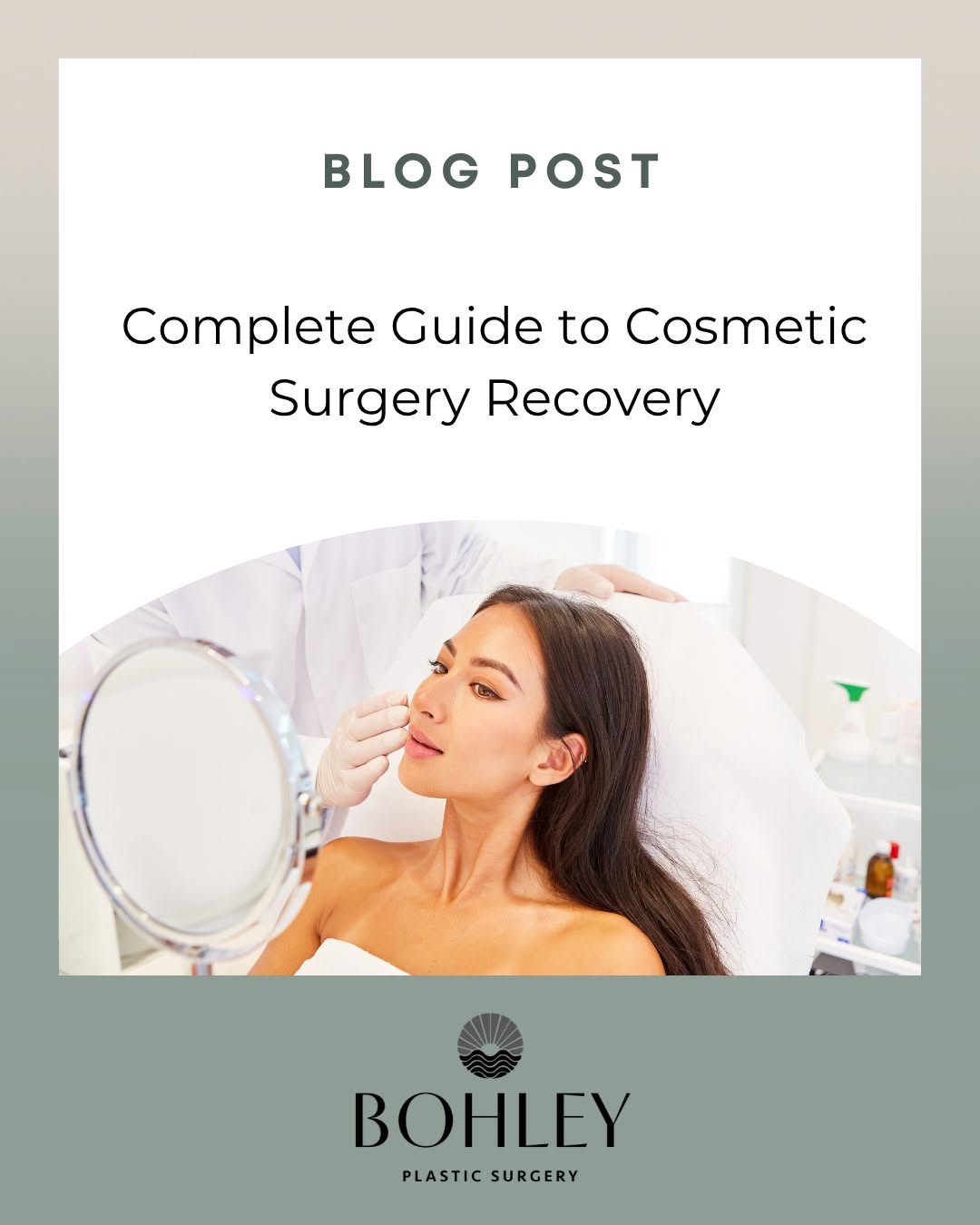 Instagram post by Dr. Michael F. Bohley: Everyone researches the procedure. Far fewer people research the recovery, and that is the part that actually shapes your day-to-day for the…