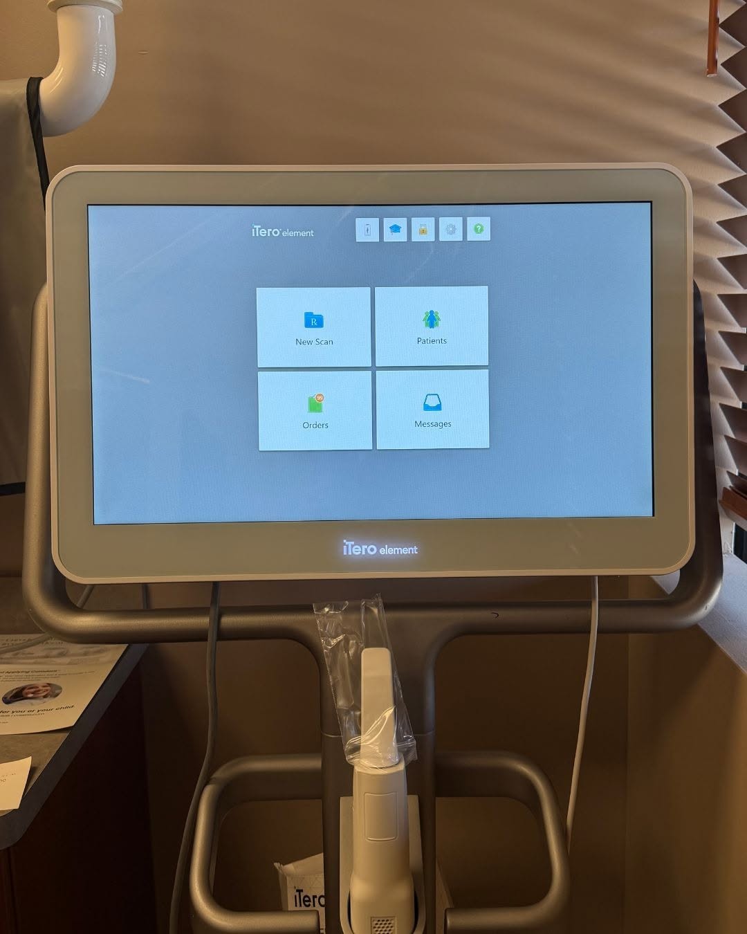 Instagram post by Dr. Michael Firouzian, DDS: "Will Invisalign help that?" is a question our office hears all the time! This is our Itero Element Digital Scanner, which allows us to digi…
