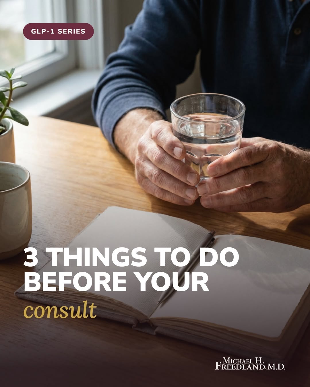 Instagram post by Dr. Michael Freedland: Losing weight on a GLP-1 changes the plastic surgery conversation. Before your first consult, three things help: let your weight stabilize f…