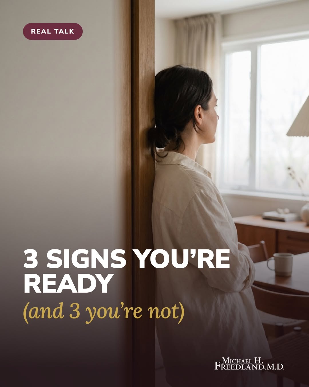 Instagram post by Dr. Michael Freedland: A mommy makeover is about timing as much as anything. Three signs you may be ready: your weight has held steady, you feel done having childr…