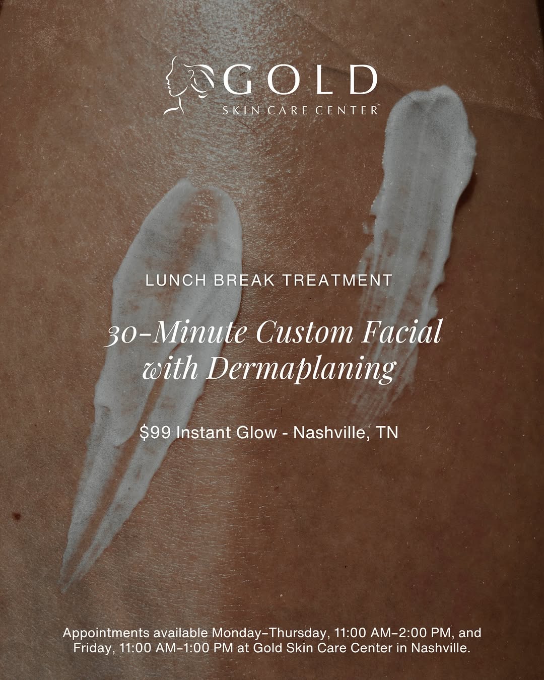 Instagram post by Dr. Michael H. Gold: Your lunch break just got a glow up. ✨ Our 30 Minute Custom Facial with Dermaplaning is the perfect midday reset for smoother, refreshed, gl…