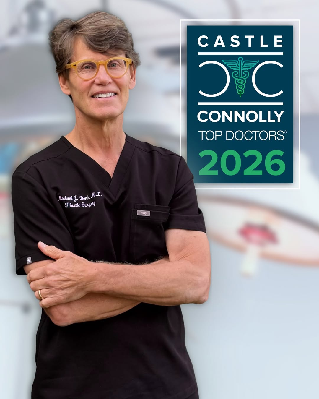 Instagram post by Dr. Michael J. Denk: I’m honored to have been recognized as a 2026 Castle Connolly Top Doctor. This recognition is especially meaningful because it reflects the …