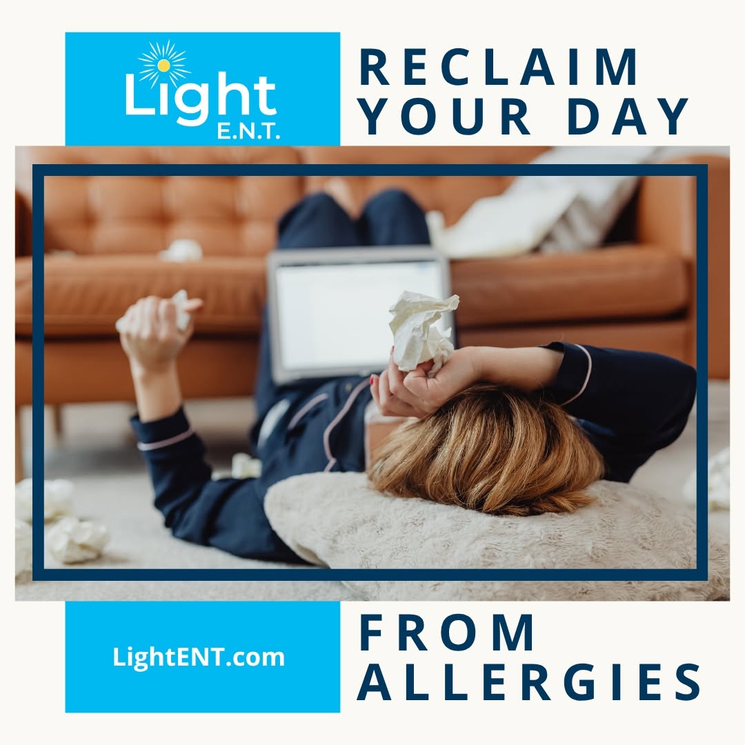 Instagram post by Dr. Michael L. Schwartz: Living in Florida means beautiful weather, but it also means year-round allergens. If over-the-counter meds aren't cutting it anymore, it's …