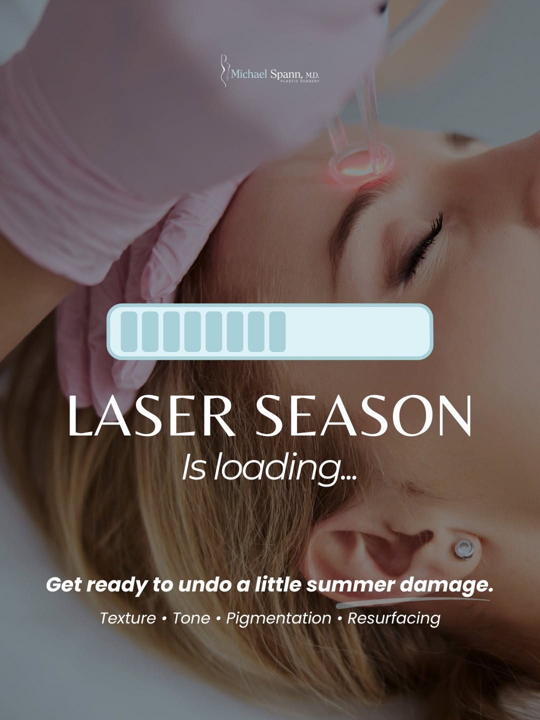 Instagram post by Dr. Michael L. Spann: As summer's on its way out... in theory 😅 It's a great time to start thinking about your skin goals for the next season. While we're all pr…