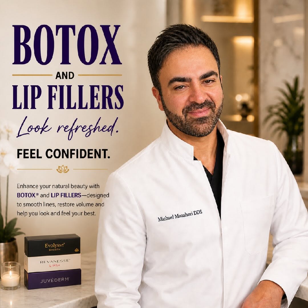 Instagram post by Dr. Michael Mazaheri, DDS: #botoxgilbert #botoxandfillersgilbert