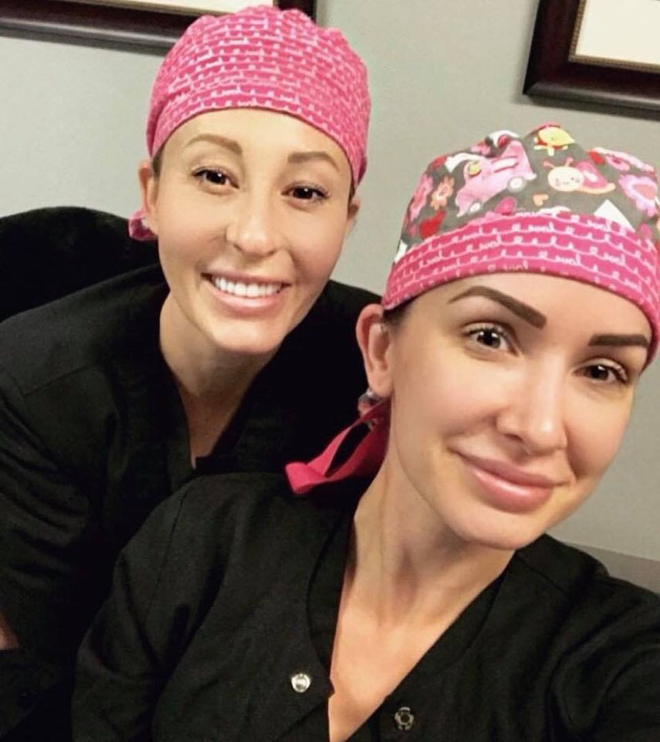 Instagram post by Dr. Michael N. Desvigne: The ladies are getting into the spirit for Valentine’s Day! We hope everyone has an amazing week filled with love, flowers, and of course ch…