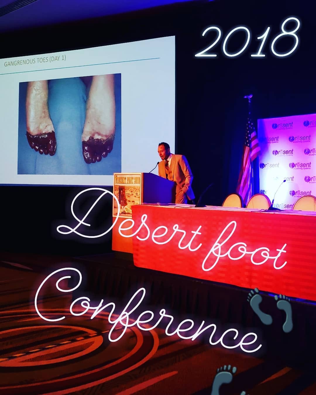 Instagram post by Dr. Michael N. Desvigne: We LOVE 😍 wound care❤#desertfootconference #scottsdale #invitedspeaker #az #arizona #woundcare #woundcareteam #plasticsurgeon