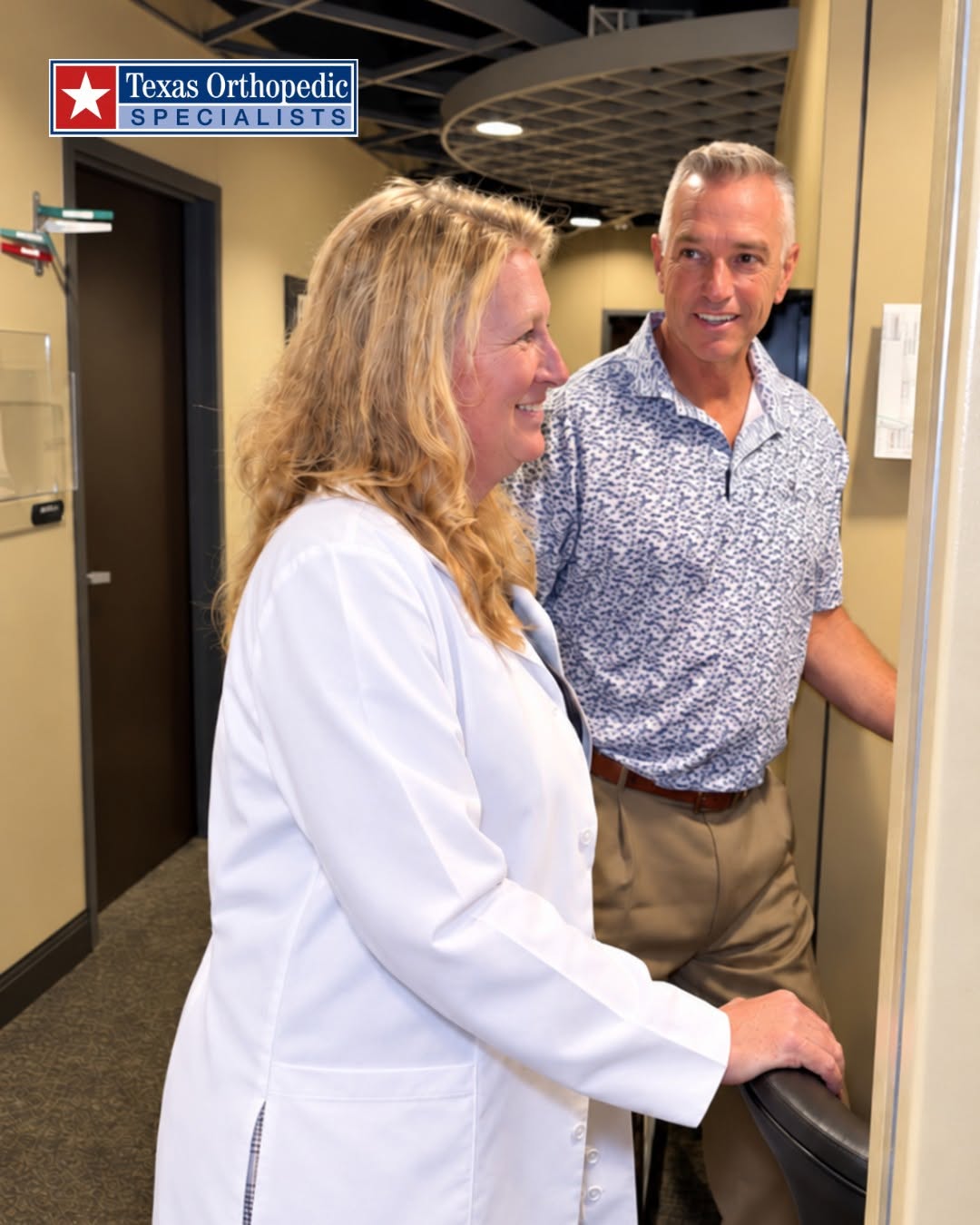 Instagram post by Dr. Michael Nguyen: Great patient care starts with a great team! Dr. Howard W. Harris and Physician Assistant Kirstin Pickens work closely together to provide p…