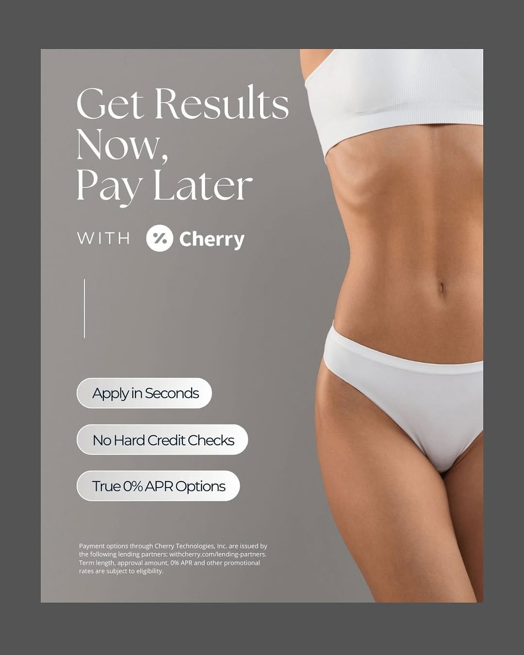 Instagram post by Dr. Michael Orseck: 💳 Dreaming of surgery but worried about the cost? We now offer Cherry Financing — flexible monthly payments to make your aesthetic goals mo…